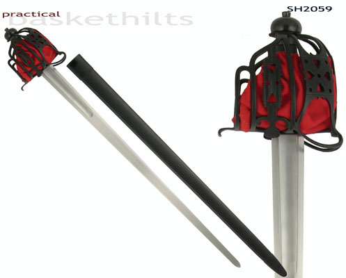 foto Practical Basket Hilt Broadsword